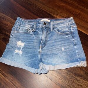 Blue Denim Shorts